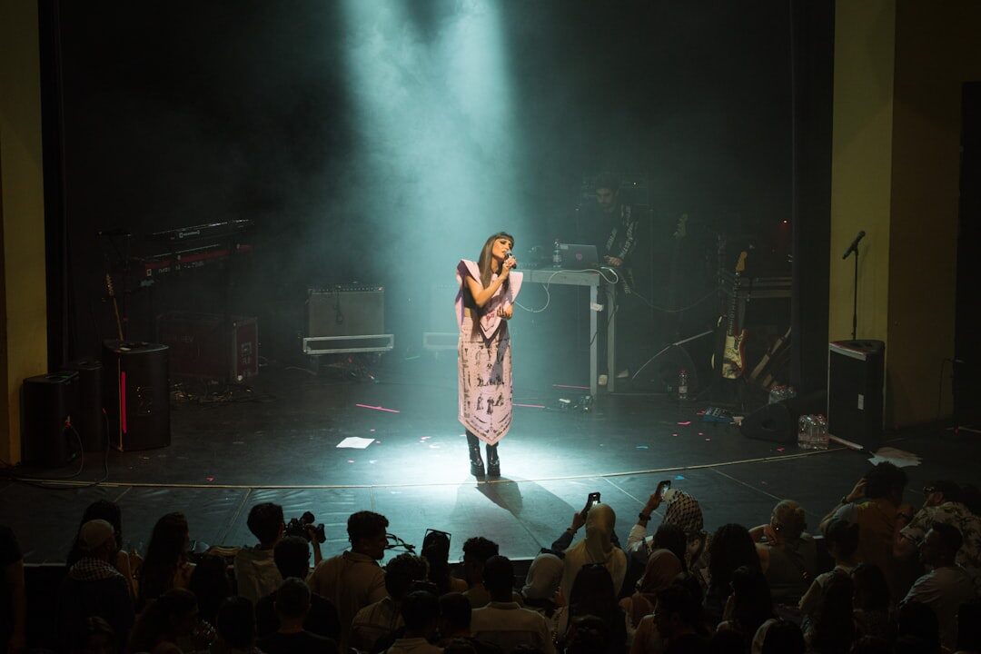 famous diva on stage
